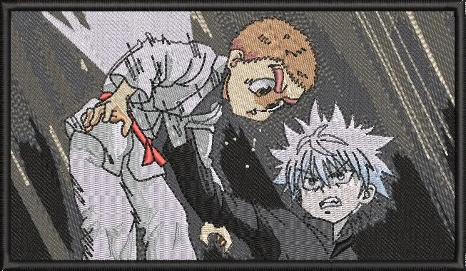 Alternative view of  Killua Zoldyck Helps Gon Freecss in Hunter x Hunter 