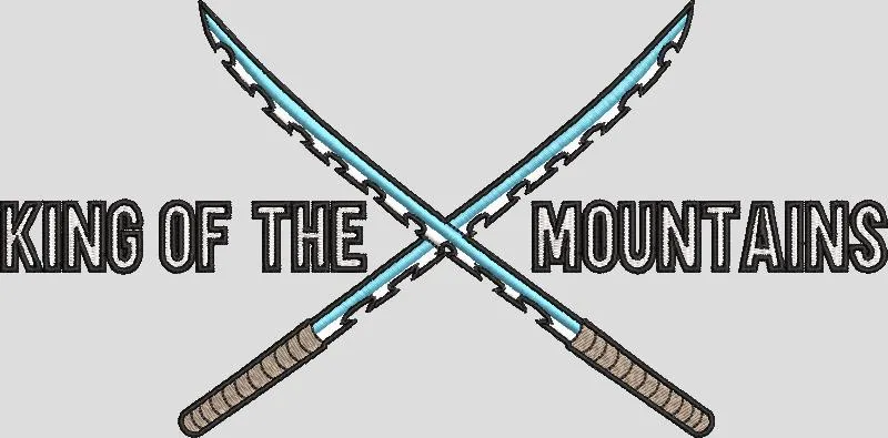 Alternative view of  King of the Mountains Crossed Swords 