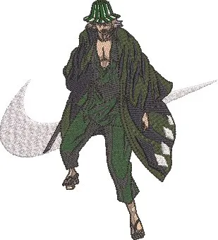 Alternative view of  Kisuke Urahara with Nike Swoosh 