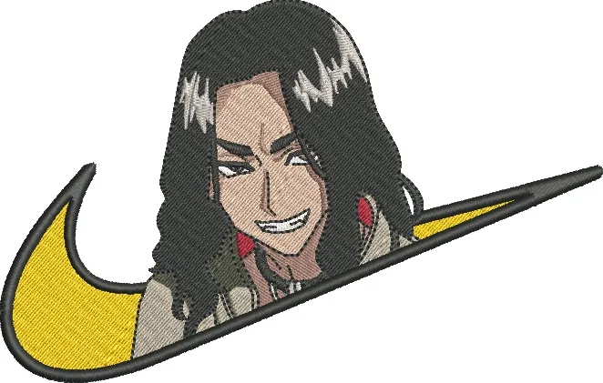 Alternative view of  Kukisake from Tokyo Revengers with Nike Swoosh 