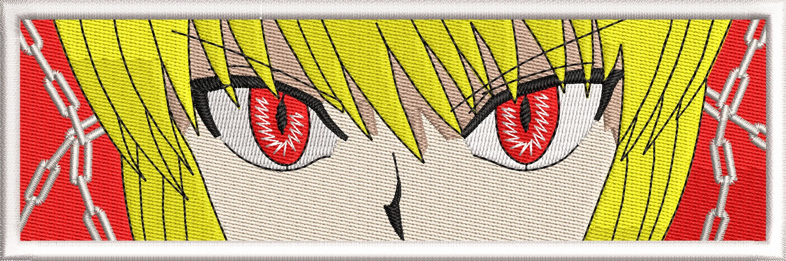 Alternative view of  Kurapika Eyes with Chains Embroidery Patch 
