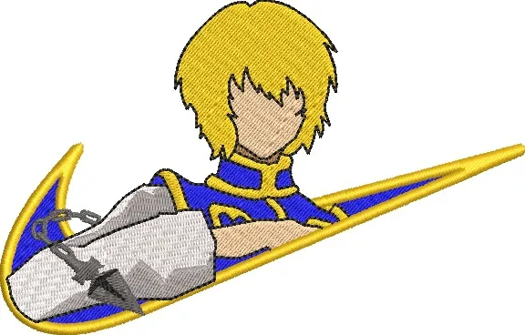 Alternative view of  Kurapika in Nike Swoosh 