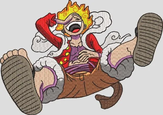 Alternative view of  Luffy Gear Fifth Laughing Embroidery 