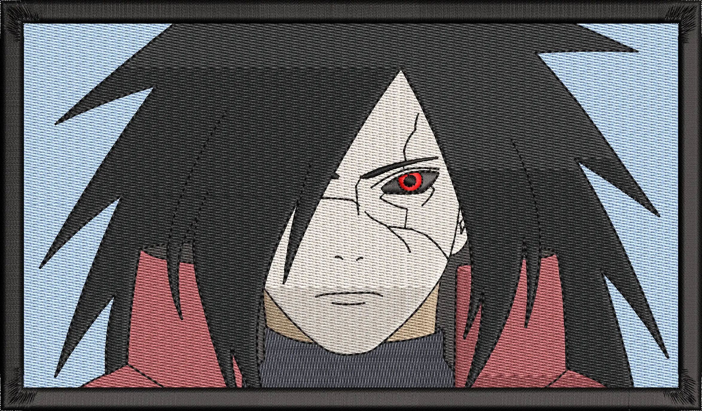Alternative view of  Madara Uchiha Embroidered Portrait 