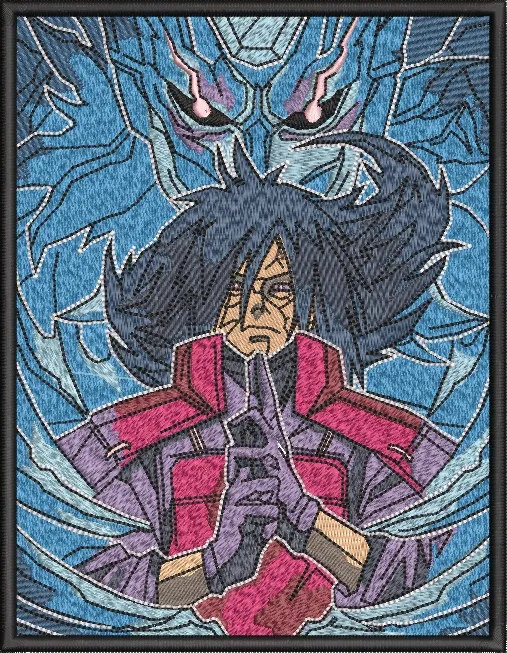 Alternative view of  Madara Uchiha with Susanoo Embroidered Style 