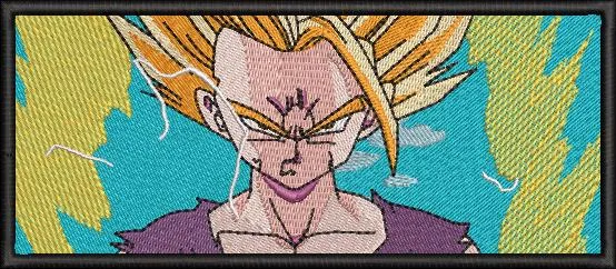 Alternative view of  Majin Vegeta Super Saiyan Patch 