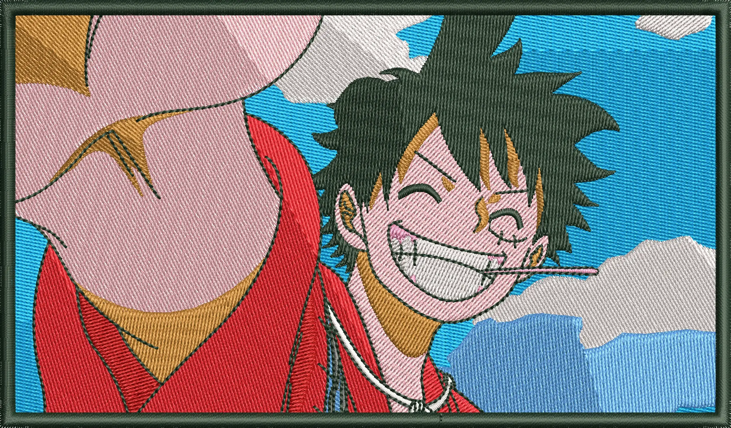Alternative view of  Monkey D Luffy Embroidered Style Smile 