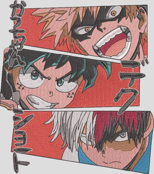 Alternative view of  My Hero Academia Trio Fierce Expressions 