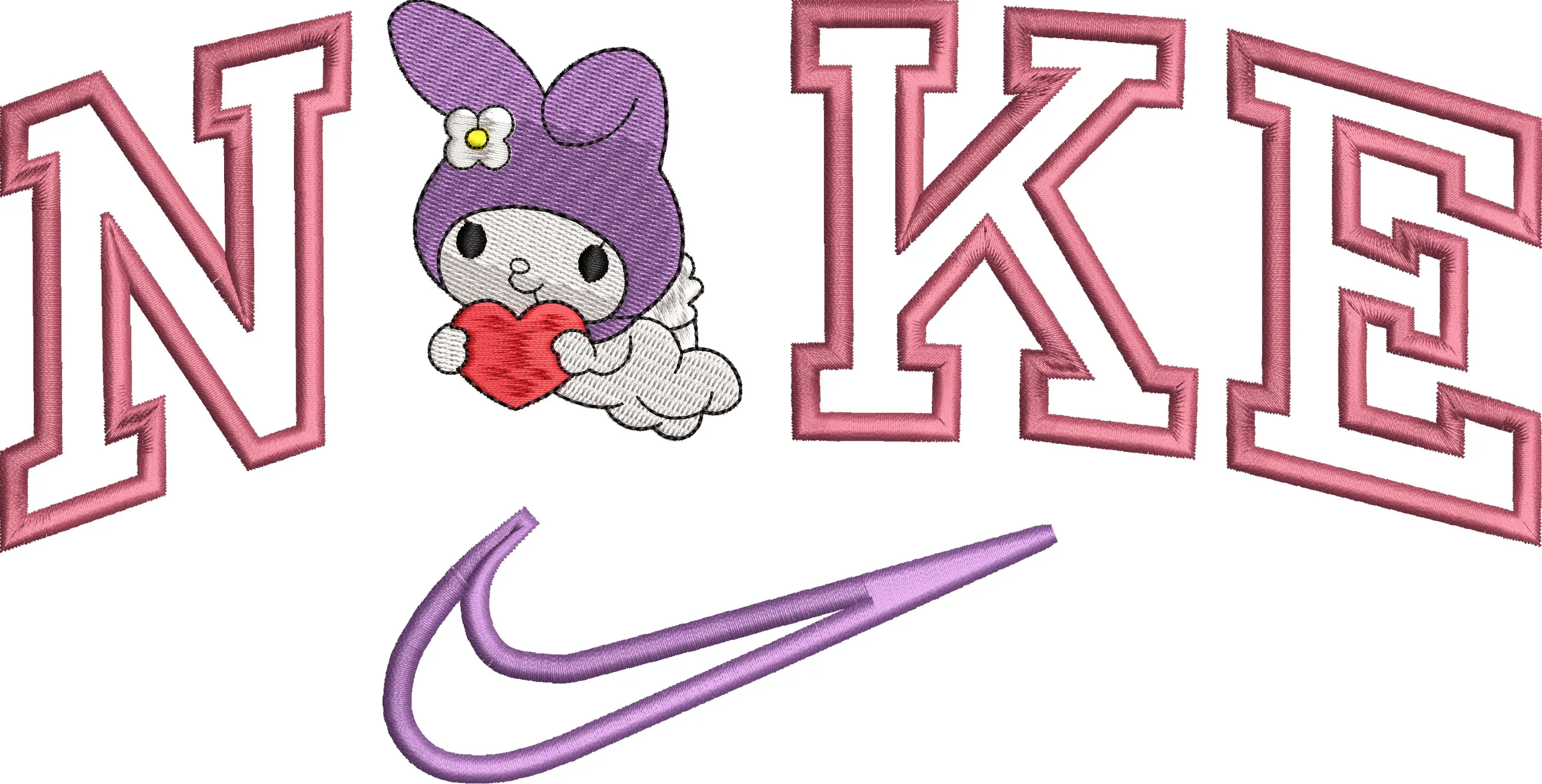 Alternative view of  My Melody Holding Heart in Nike Logo 