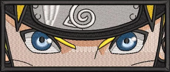 Alternative view of  Naruto Close Up Eyes Embroidery 