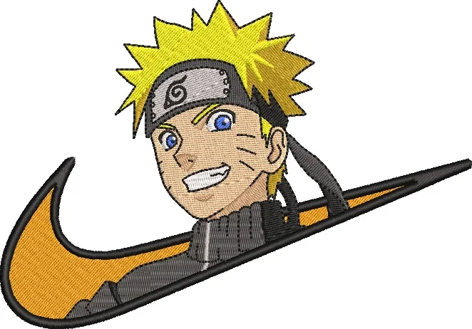 Alternative view of  Naruto Uzumaki in Nike Swoosh 