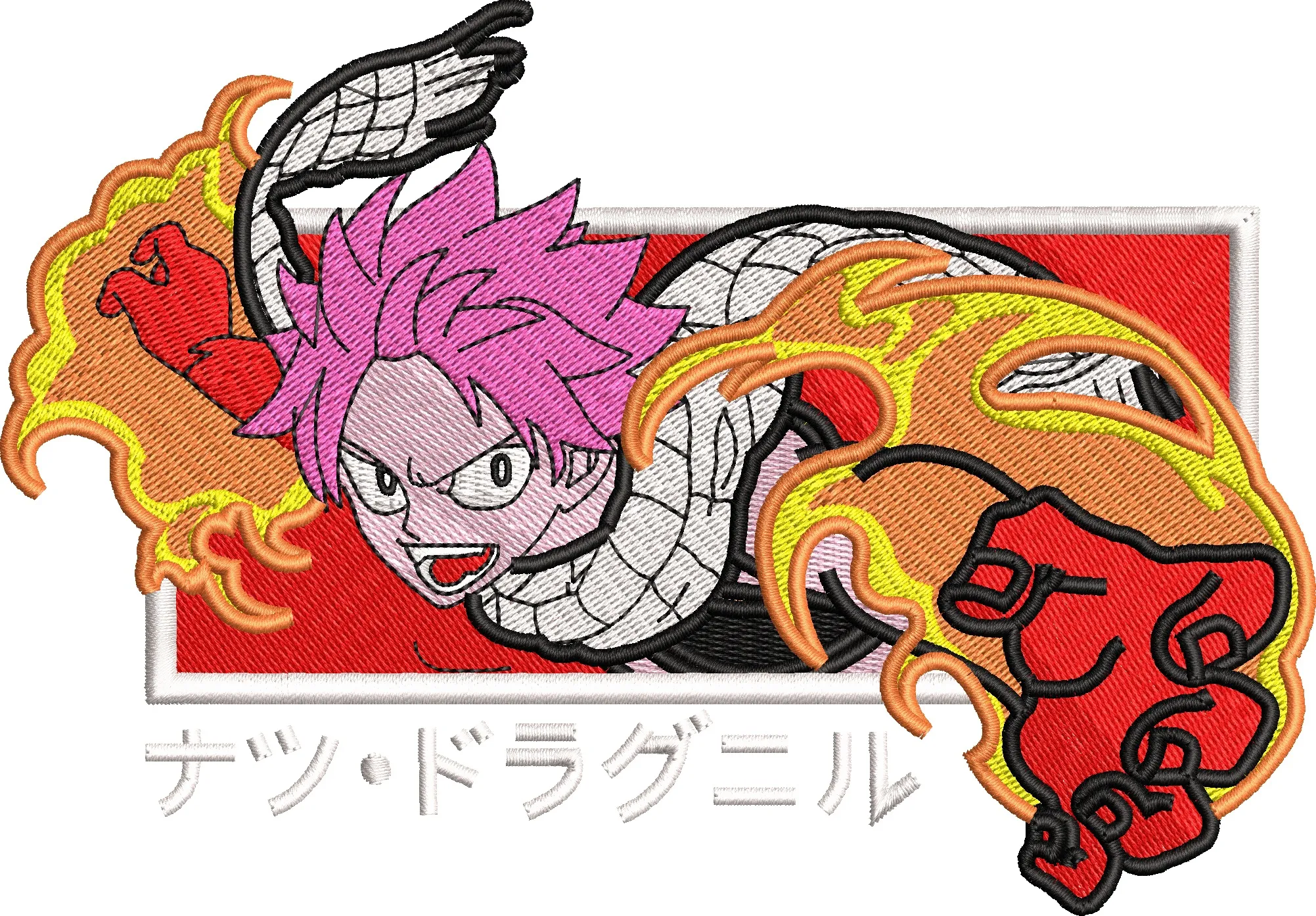 Alternative view of  Natsu Dragneel Fire Fist Embroidered Patch 