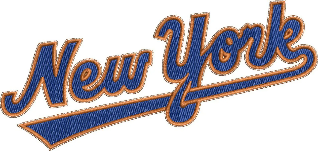Alternative view of  New York Script Patch 