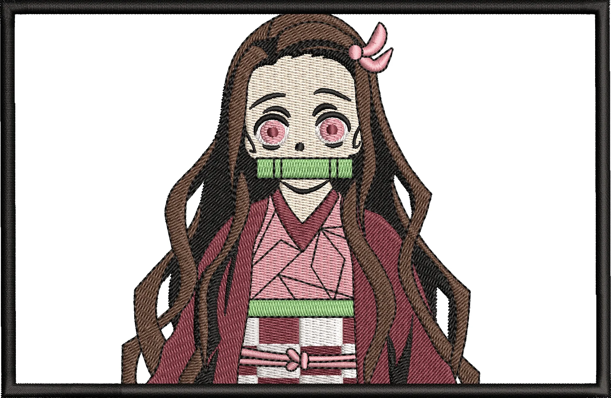 Alternative view of  Nezuko Kamado Embroidered Patch 