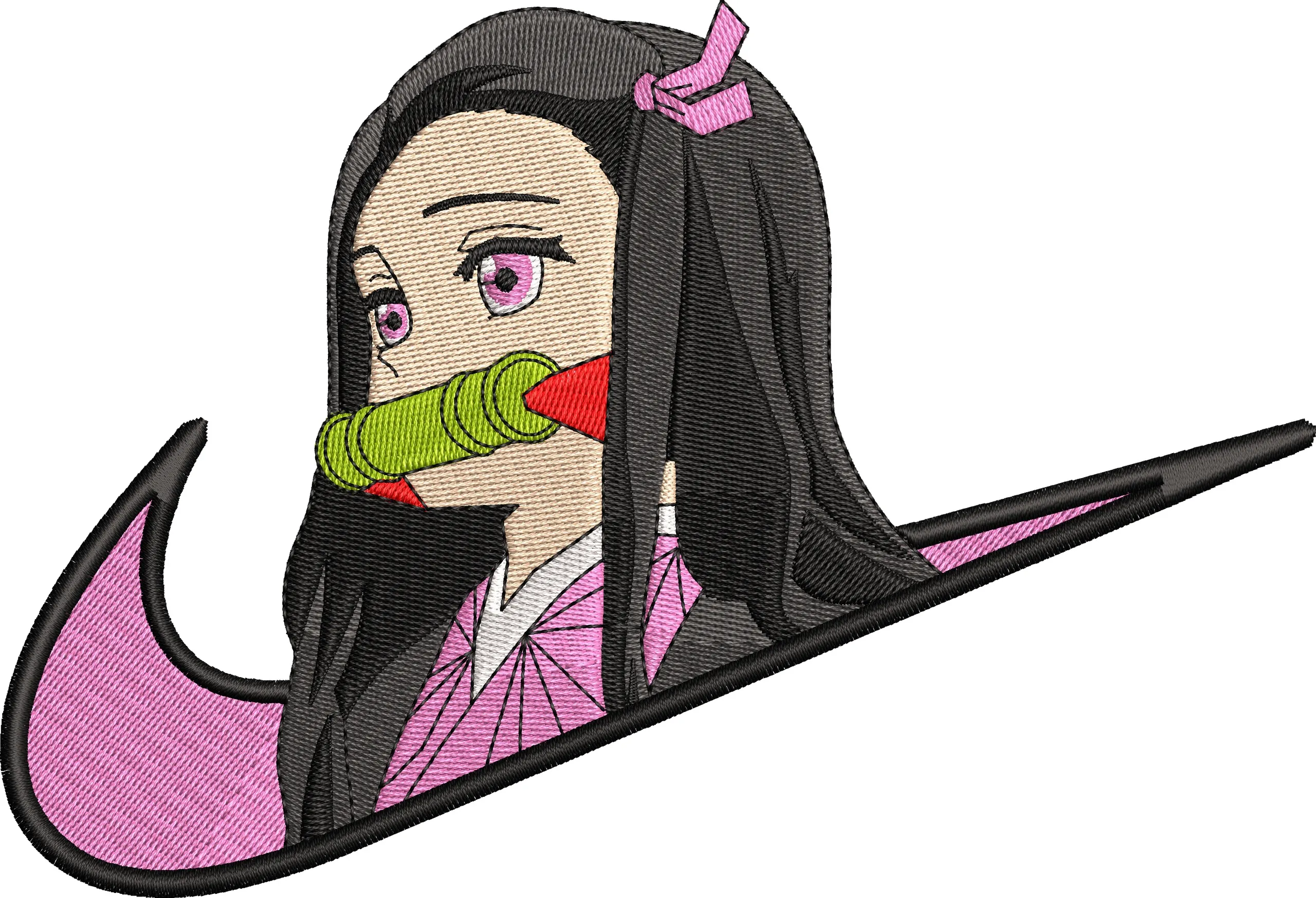 Alternative view of  Nezuko Kamado in Nike Swoosh Embroidery 