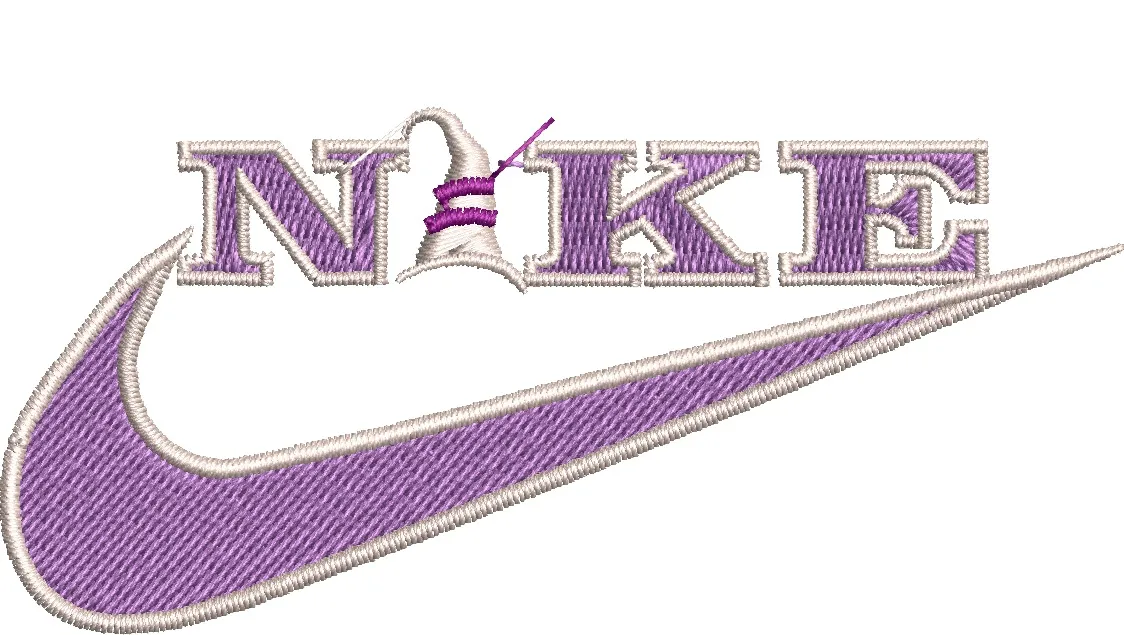 Alternative view of  Nike Embroidery Design with Needle and Thread 
