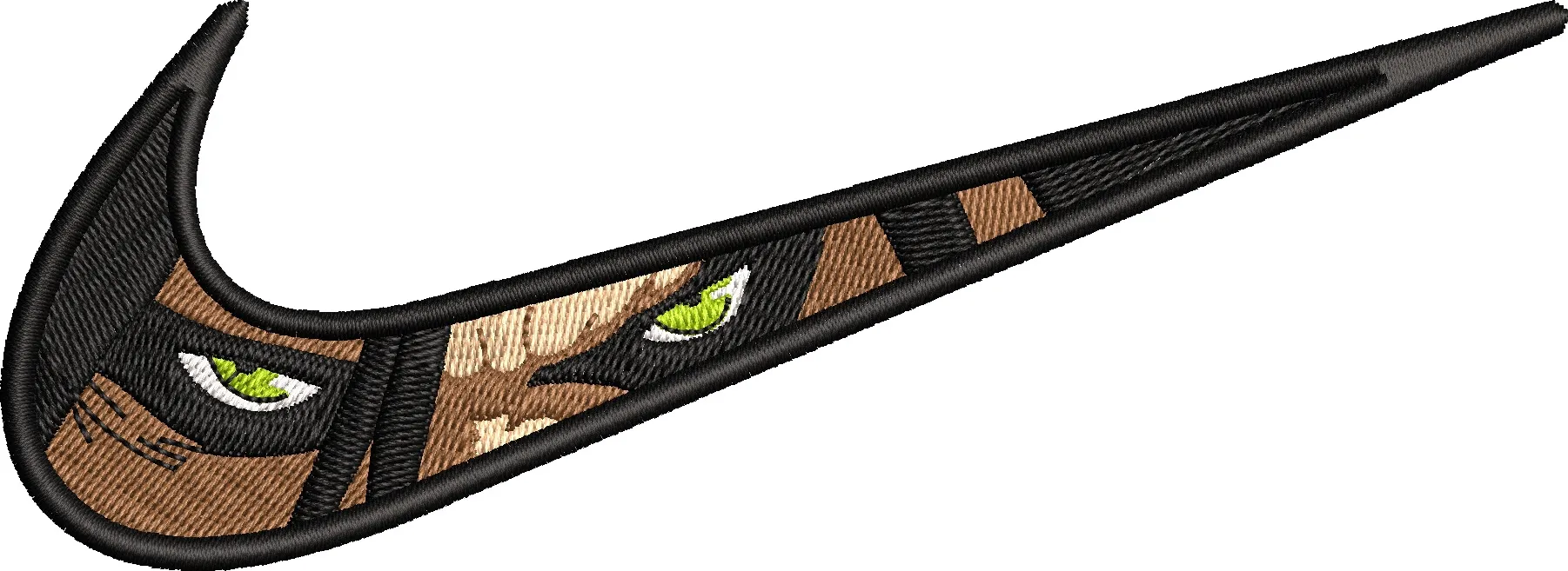 Alternative view of  Nike Swoosh with Masked Eyes Embroidery 