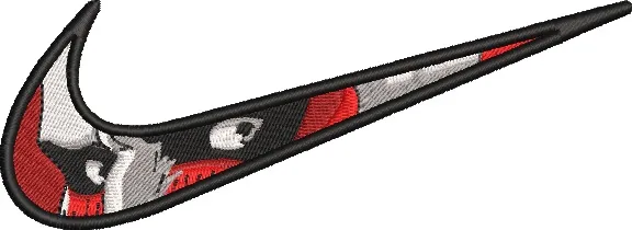 Alternative view of  Nike Swoosh with Wolf Eyes Embroidery 