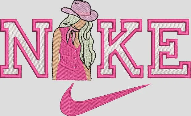 Alternative view of  Nike Western Cowgirl Pink Embroidery 