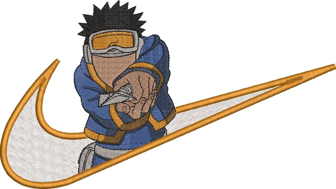 Alternative view of  Obito Uchiha in Nike Logo 