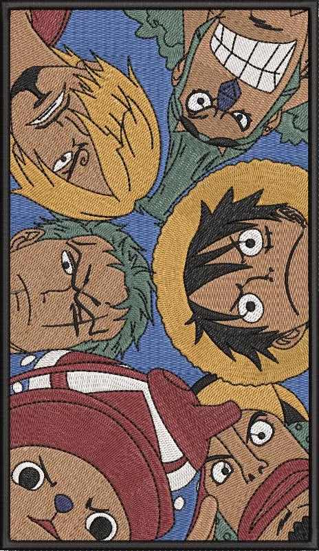 Alternative view of  One Piece Straw Hat Crew Close-Up 