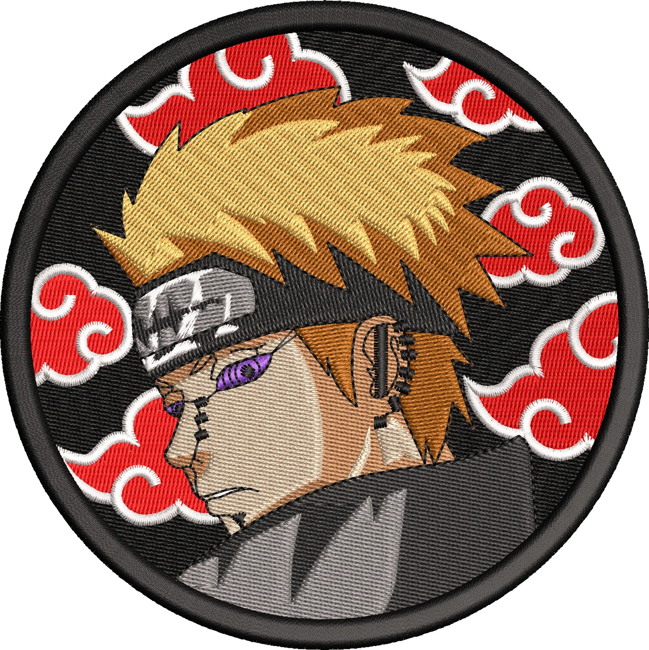 Alternative view of  Pain Akatsuki Embroidered Patch 