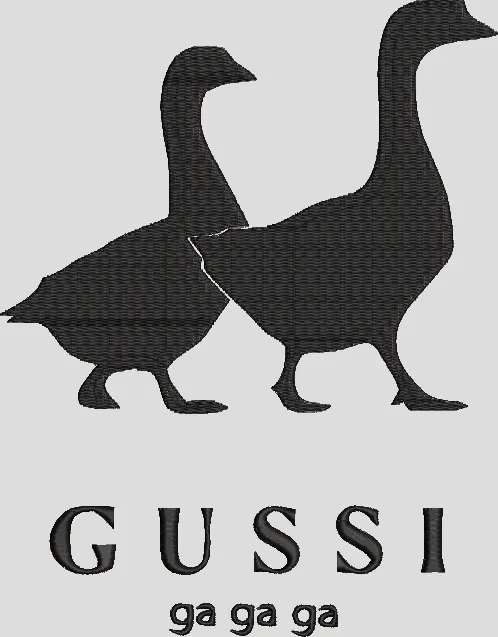 Alternative view of  Parody Goose Logo Gussi 