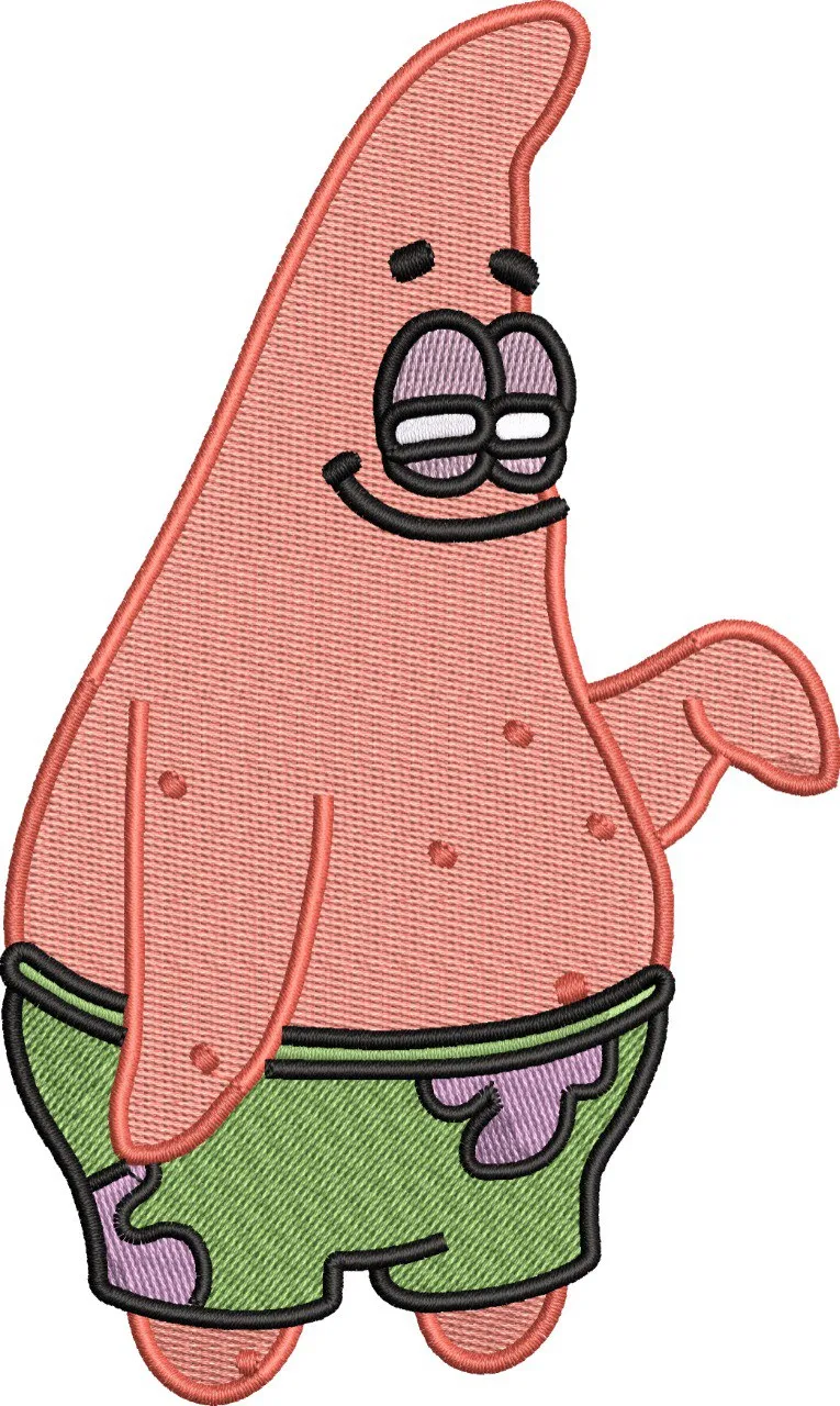 Alternative view of  Patrick Star Embroidered Patch 