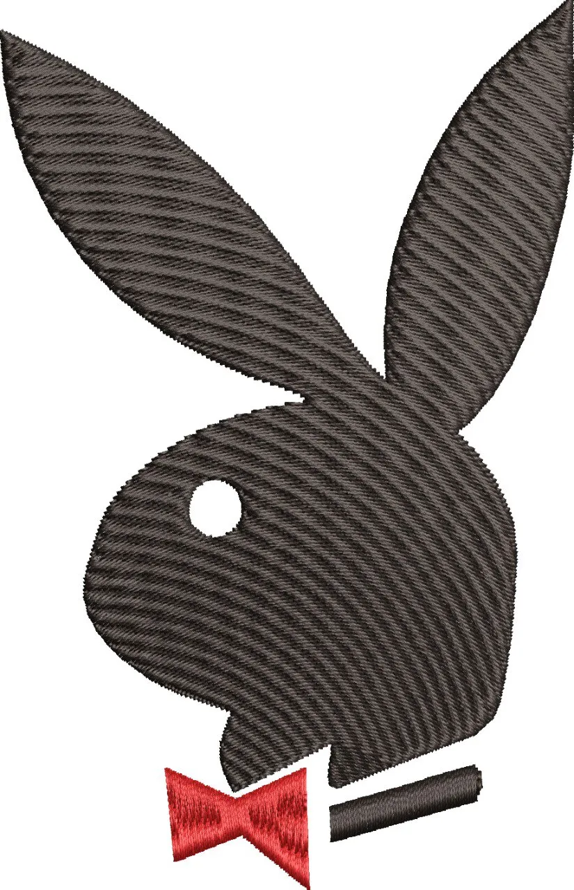 Alternative view of  Playboy Bunny Head with Red Bow Tie 