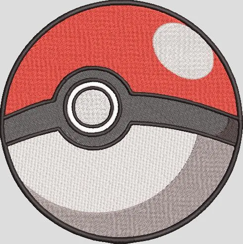 Alternative view of  Poké Ball Minimalist Patch 