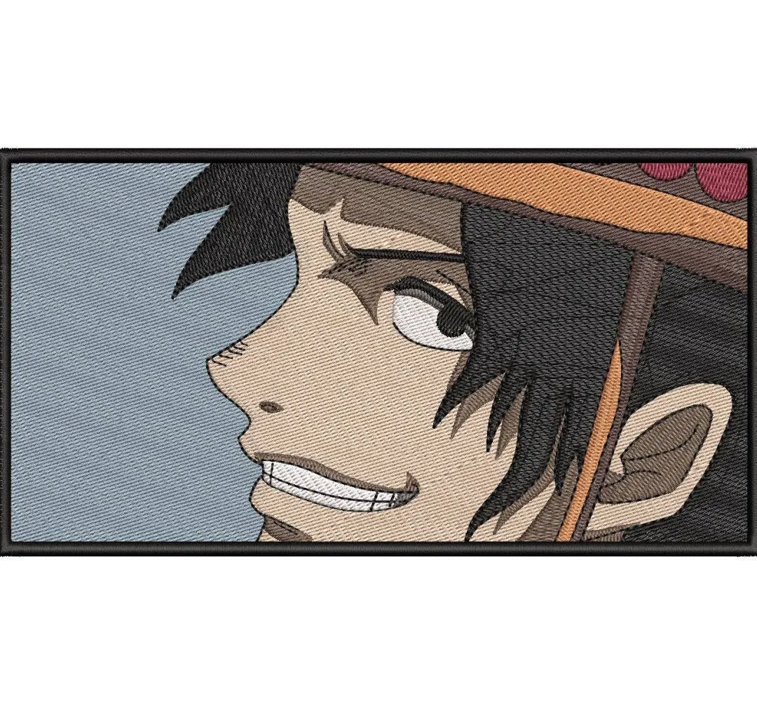 Alternative view of  Portgas D Ace Side Portrait Embroidery 