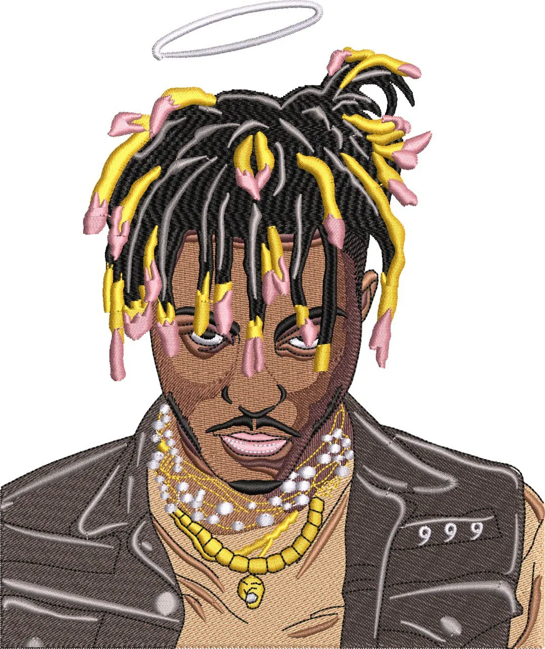 Alternative view of  Portrait with Halo and Dreadlocks 