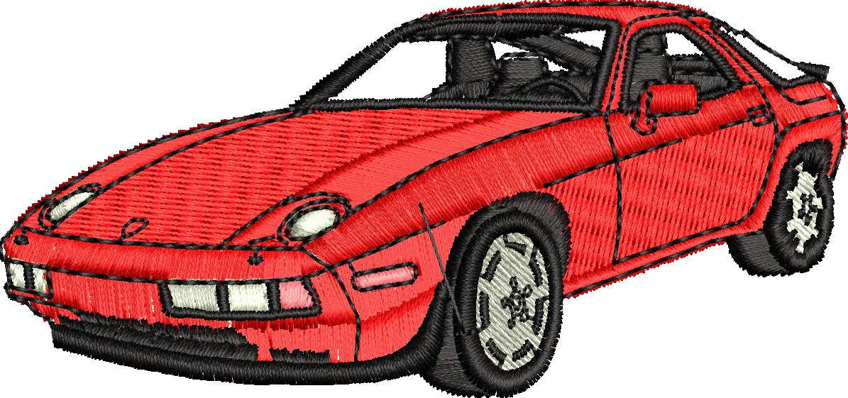 Alternative view of  Red Porsche Embroidery Patch 