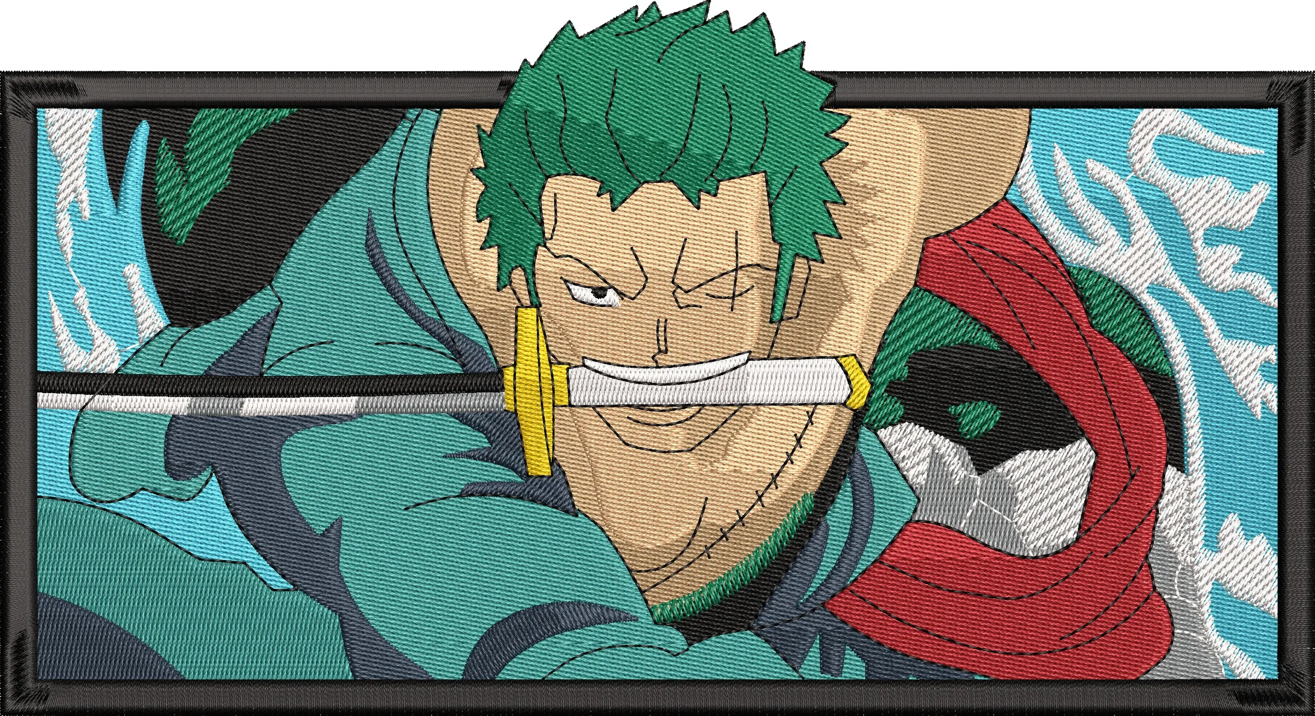 Alternative view of  Roronoa Zoro Embroidered Patch Style 