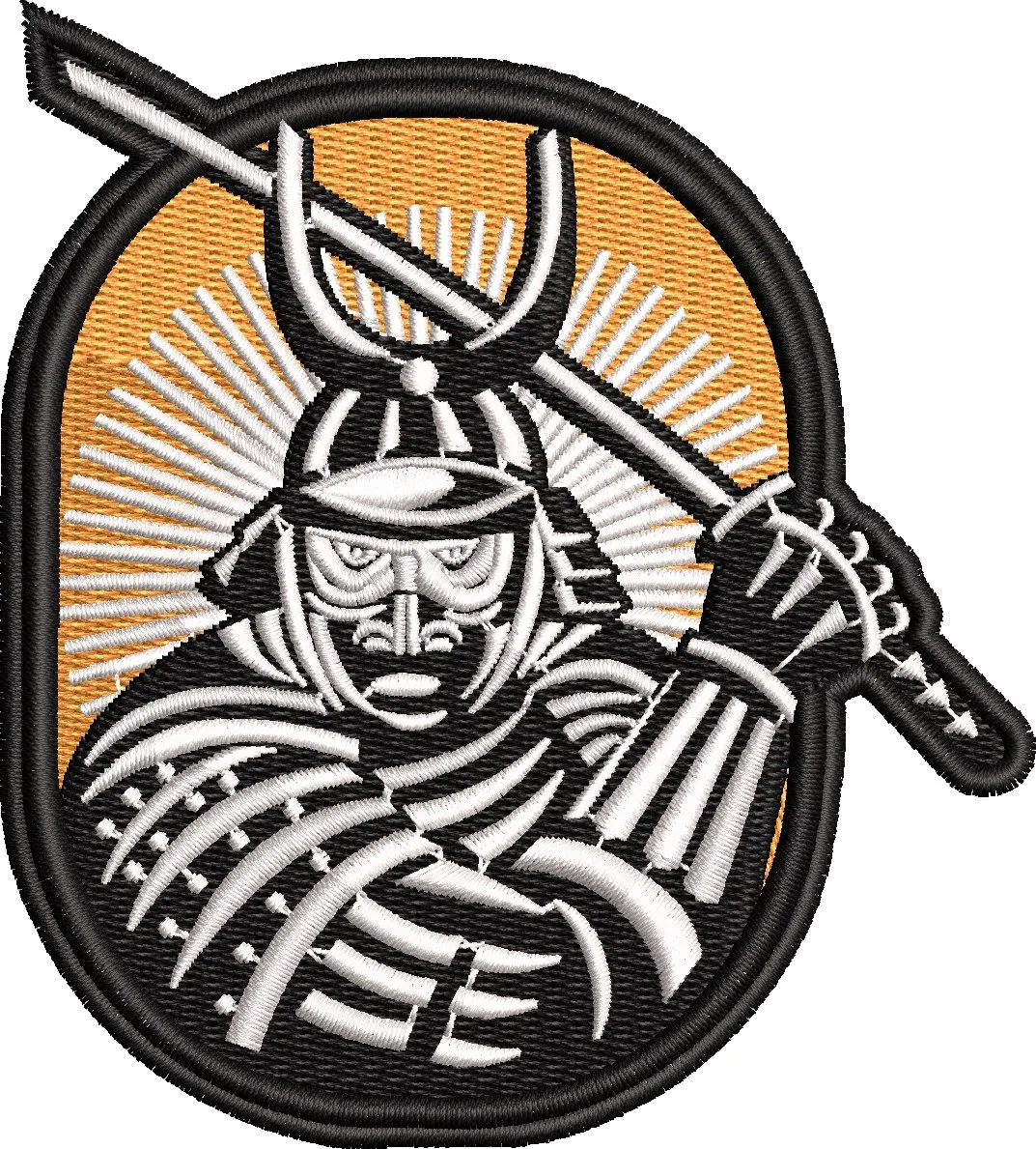 Alternative view of  Samurai Warrior Embroidery Patch 