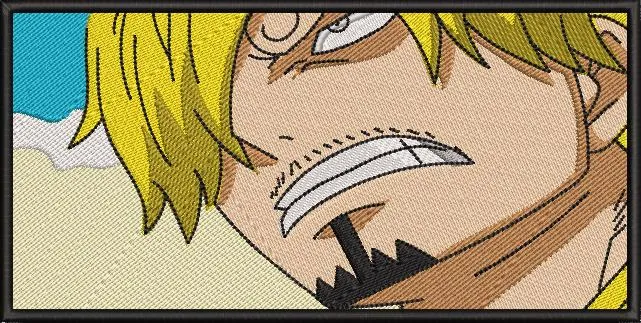 Alternative view of  Sanji Gritted Teeth Close Up 