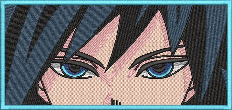 Alternative view of  Sasuke Uchiha Eyes Embroidery Patch 