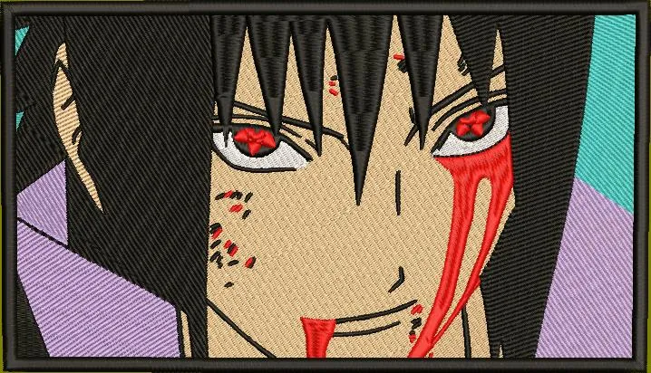 Alternative view of  Sasuke Uchiha Mangekyou Sharingan Crying Blood 