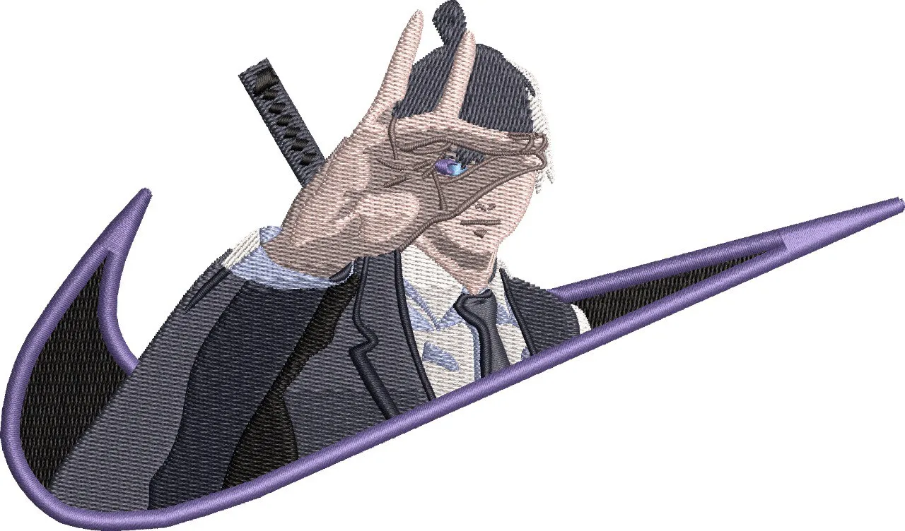 Alternative view of  Satoru Gojo in Purple Nike Swoosh 