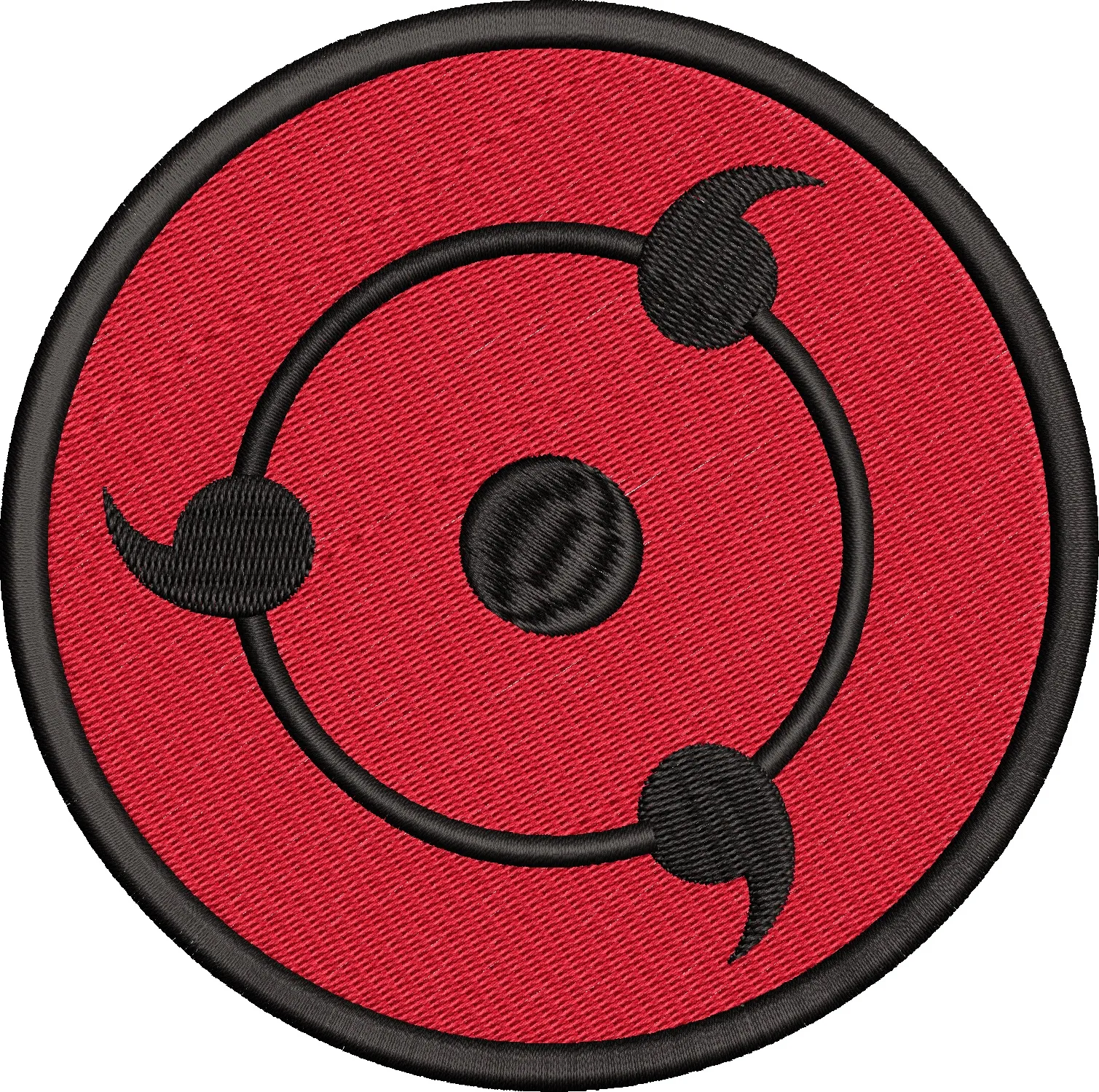 Alternative view of  Sharingan Eye Embroidery Patch 