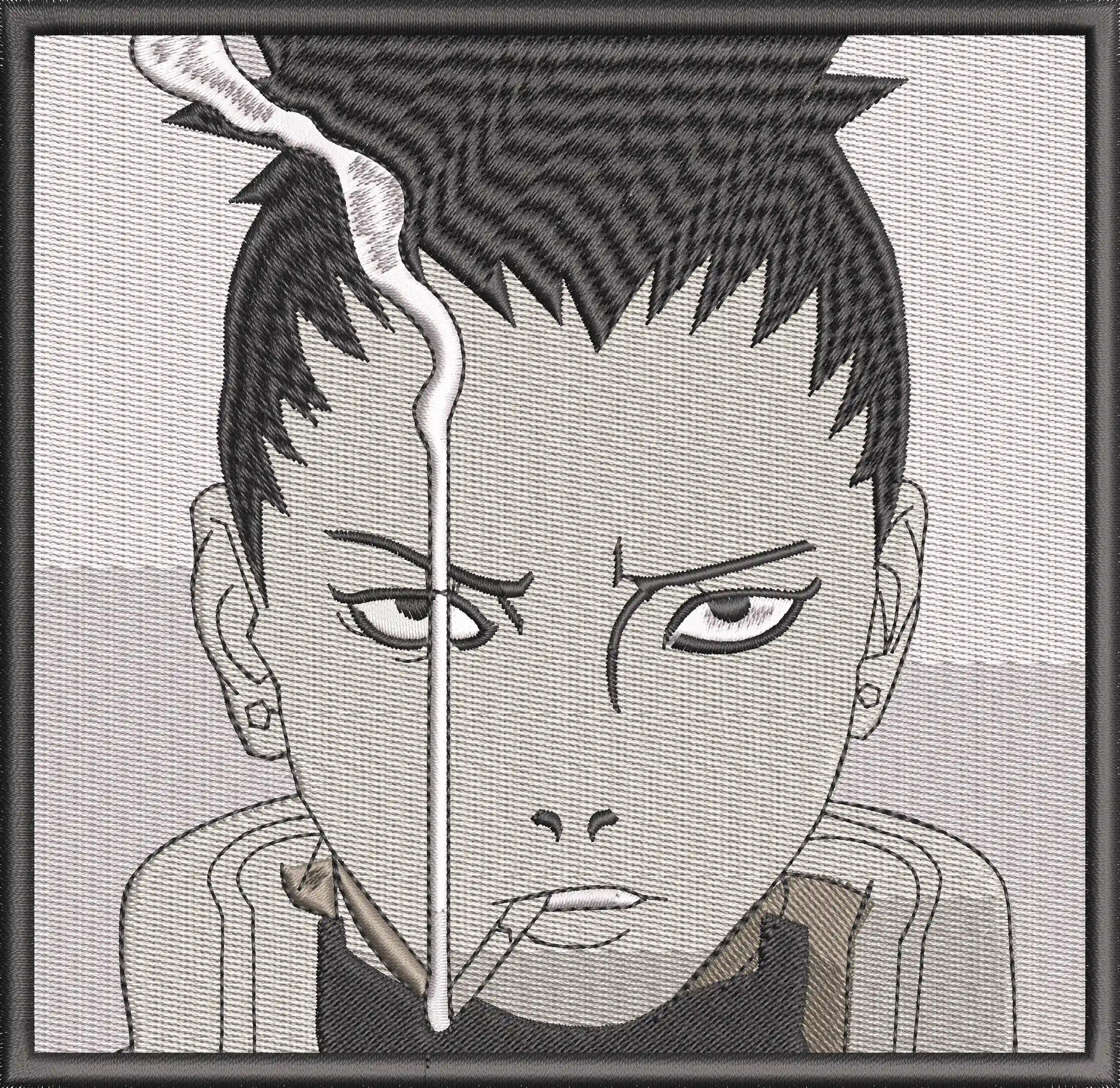 Alternative view of  Shikamaru Nara Smoking Embroidery 
