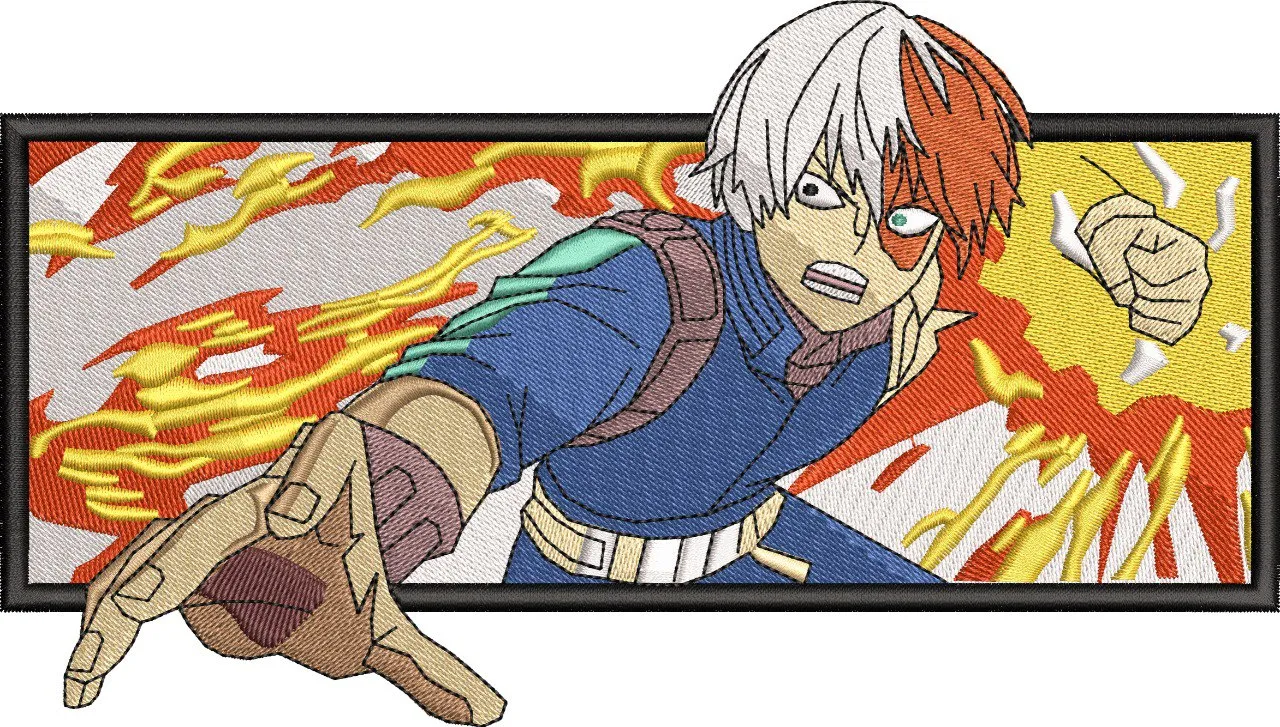 Alternative view of  Shoto Todoroki Action Flames My Hero Academia 
