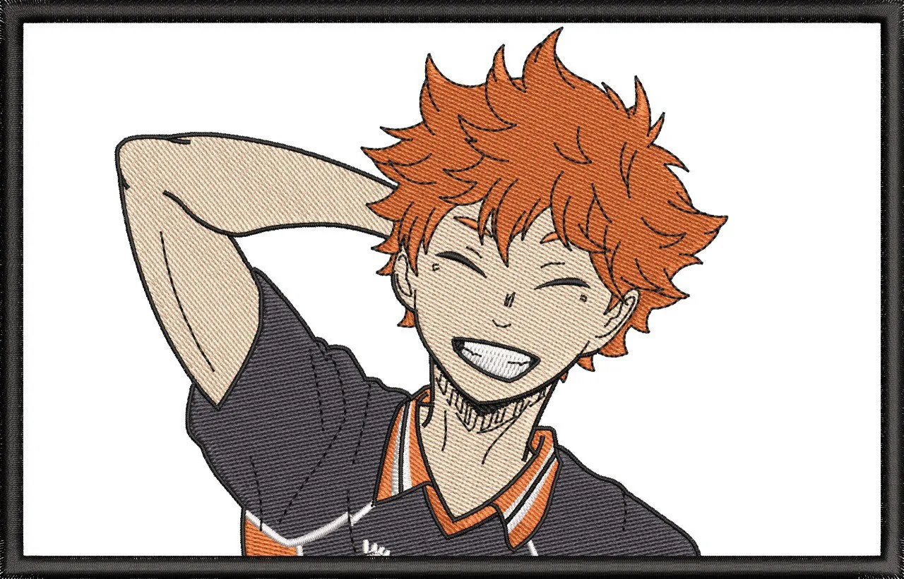 Alternative view of  Shoyo Hinata Smiling Volleyball Jersey 