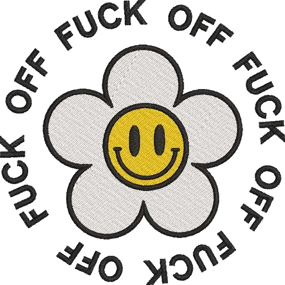 Alternative view of  Smiley Face Flower with Explicit Text 