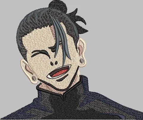 Alternative view of  Sukuna Embroidered Style Smiling Face 