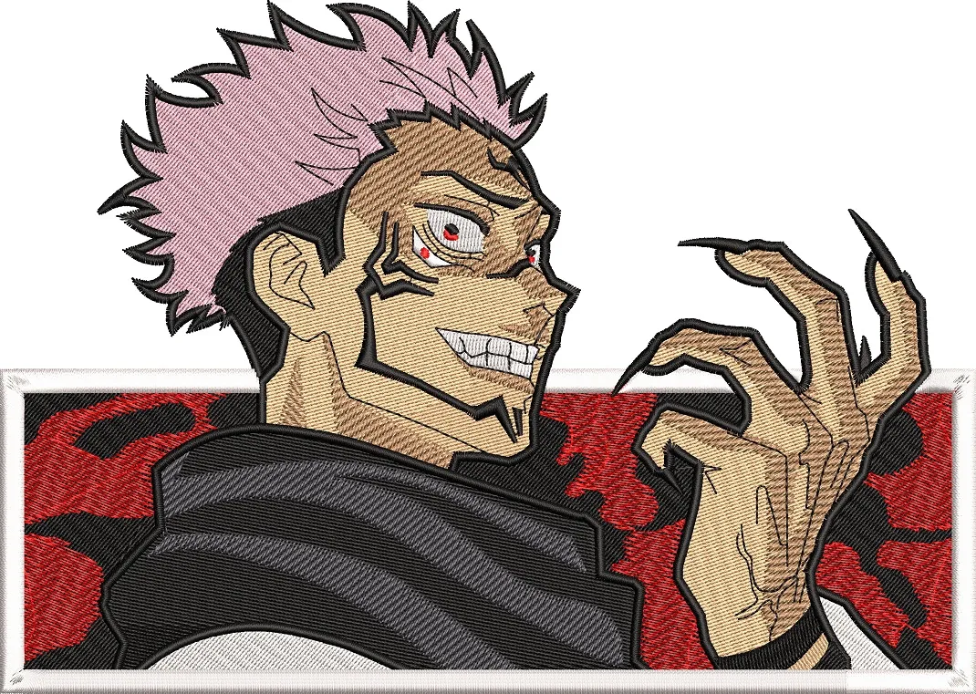 Alternative view of  Sukuna from Jujutsu Kaisen Menacing Pose 