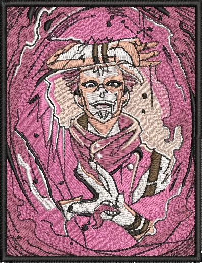 Alternative view of  Sukuna from Jujutsu Kaisen Pink Aura 