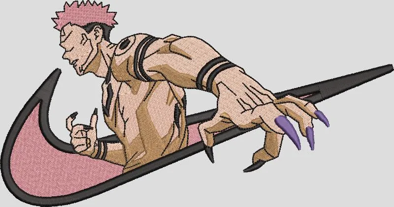 Alternative view of  Sukuna in Pink Nike Logo 