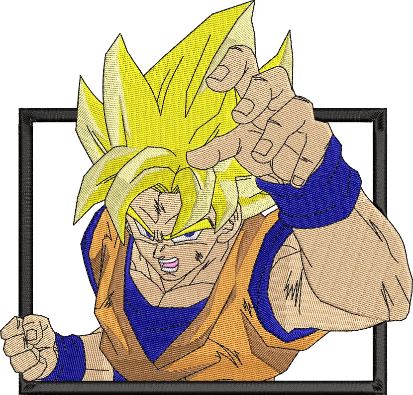 Alternative view of  Super Saiyan Goku Breaking Frame 