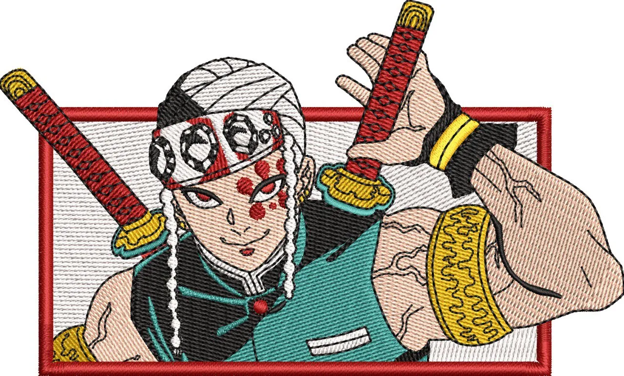 Alternative view of  Tengen Uzui Dual Sword Pose 